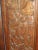 Vintage Oriental Asian Brown Hand Carved Wood Four Panel Screen ~ Room Divider For Sale - Image 16 of 17
