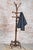 Brown Czech Biedermeier Coat Hanger in Beech, 1890s For Sale - Image 8 of 10