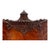 Chinese Chippendale Chinoiserie Pagoda j.b. Van Sciver Mahogany 4 Pc. Headboard Highboy Chest Mirror For Sale In Atlanta - Image 6 of 10