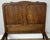 Vintage Louis XVI French Oak Single Bed Frame with Carved Headboard For Sale - Image 5 of 11