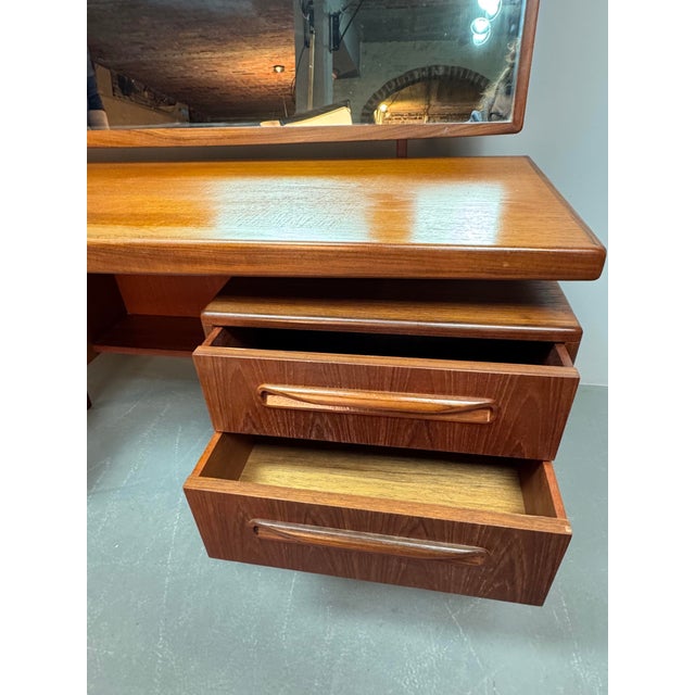 Elegant mid-century dressing table from the renowned Fresco series by G Plan, designed by Victor Bramwell Wilkins in the...