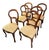 Set of 6 - Antique Walnut Chairs For Sale