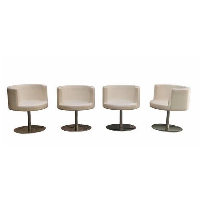 Metal Cidonio Swivel Chairs by Antonia Astori for Cidue, Italy, 1970s, Set of 4 For Sale - Image 7 of 7
