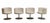 Metal Cidonio Swivel Chairs by Antonia Astori for Cidue, Italy, 1970s, Set of 4 For Sale - Image 7 of 7