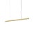 The Tratto suspension lamp features a sleek, linear design in a gold steel finish that balances elegance with subtle...