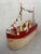 Metal Brutalist Steamer Model Boat by Emmanuel Hiel, 1940s For Sale - Image 7 of 16