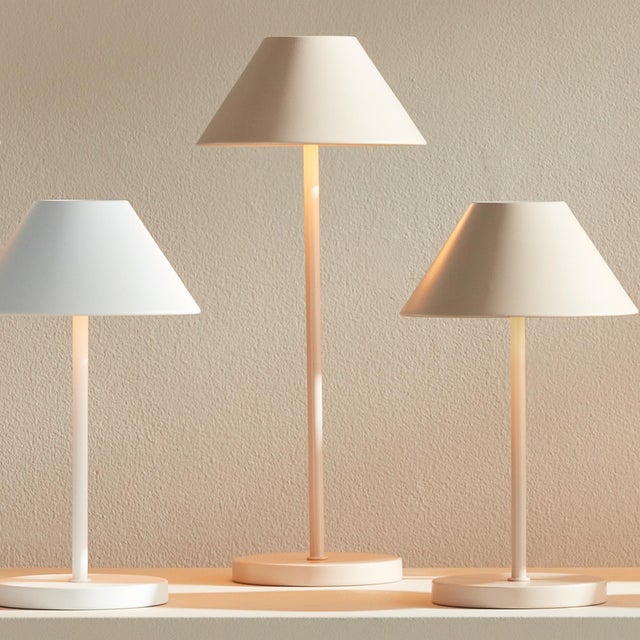 Alluna Cordless Led Lamp 14" - Sand For Sale - Image 10 of 10