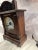 Brown Antique English Parlor Mantel Clock by Fattorini & Sons - Patented Alarm For Sale - Image 8 of 9