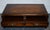 Vintage Military Campaign Hardwood and Brass Coffee Table with Drawers For Sale - Image 6 of 13
