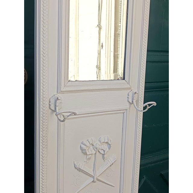 Beige Louis XVi Wooden and Cane Coat Rack, 1920s For Sale - Image 8 of 9