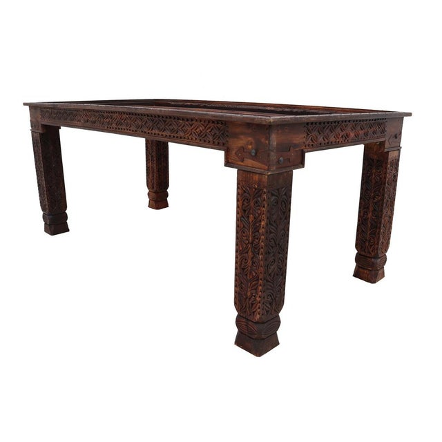 Vintage Wooden Orient Dining Table, 1970s For Sale - Image 18 of 18