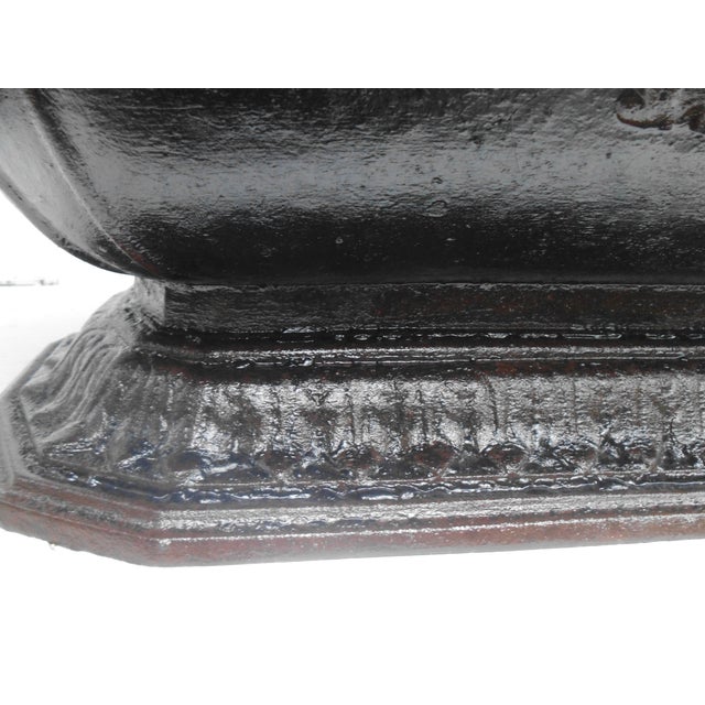 Antique Cast Iron Jardiniere, 1890s For Sale - Image 5 of 17