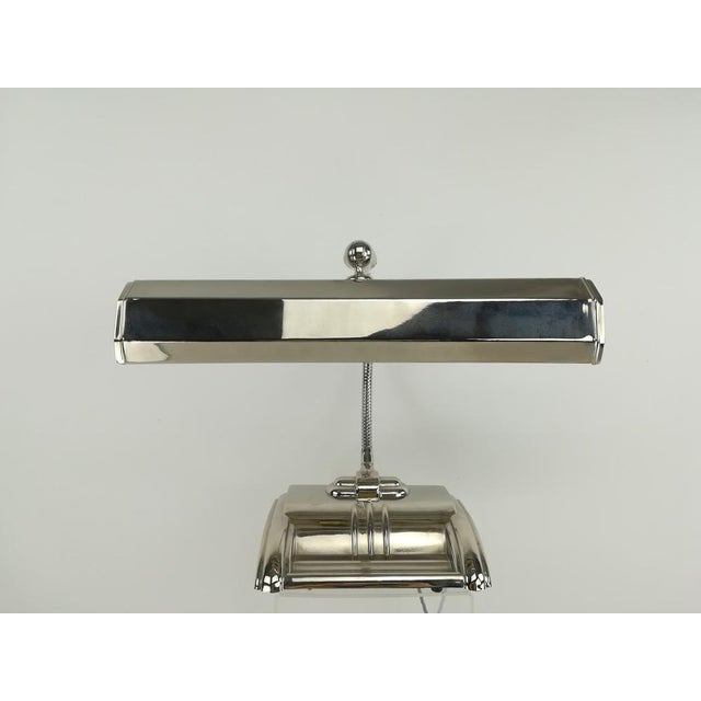 Adjustable Chrome-Plated Desk Lamp For Sale - Image 9 of 11