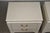 White 1970s White Karl Springer Style Grass Cloth Nightstands - A Pair For Sale - Image 8 of 10