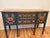 Mid-Century Modern Vintage Mahogany Painted Credenza Featuring "Poppies" For Sale - Image 3 of 12
