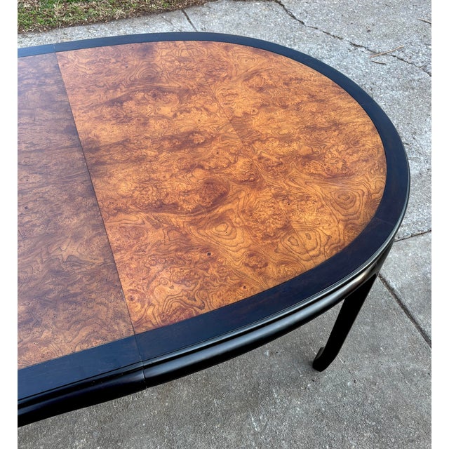 Vintage 1970's Century "Chin Hua" Oval Dining Table For Sale - Image 6 of 16