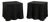 Pair of Black Square Ghost Drapery Stands For Sale