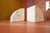 White Fossilized Coral Limestone Bookends (Set) For Sale - Image 8 of 10