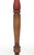 Wood Early 20th Century Restored Victorian Painted Cast Iron & Wood Bridge Floor Lamp For Sale - Image 7 of 9