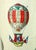 Fornasetti Italian Enameled Metal Hot Air Balloon Umbrella Stand, 1950's For Sale - Image 13 of 17