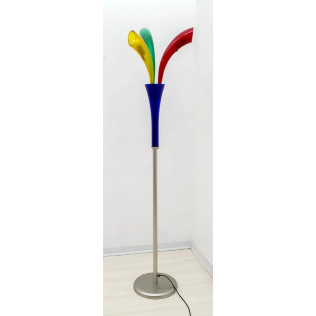 Italian Murano Glass Model Fireworks Floor Lamp from Barovier & Toso, 1990s For Sale - Image 9 of 9