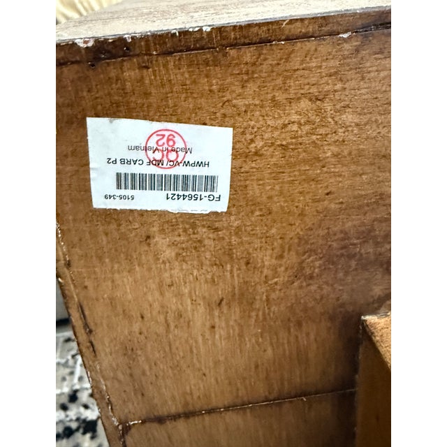 Theodore Alexander Whorlds Away Cube Coffee Table – Bleached Oyster Veneer, Textured Parquetry (Model 5105-349) For Sale - Image 10 of 10