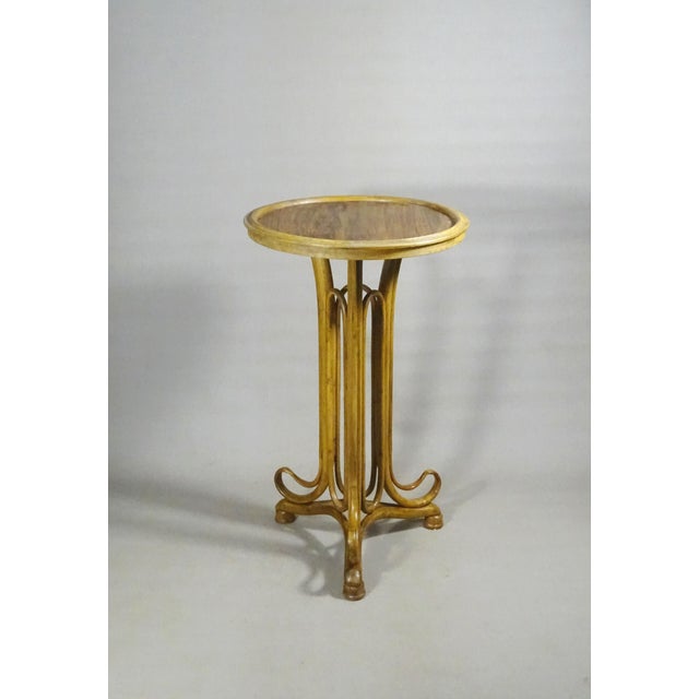 Wood Lisetisch Table By Michael Thonet for Gebrüder Thonet, 1900 For Sale - Image 7 of 12