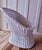 Wood Set of (2) Vintage Wicker Rattan Barrel/Bucket Style Chairs For Sale - Image 7 of 14