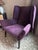 Modern Ligne Roset Purple Armchair For Sale - Image 3 of 4