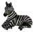Glazed Ceramic Zebra Sculpture, Bassano, 2000s For Sale