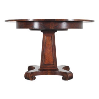 Theodore Alexander Castle Bromwich Mahogany Jupe Dining Table For Sale