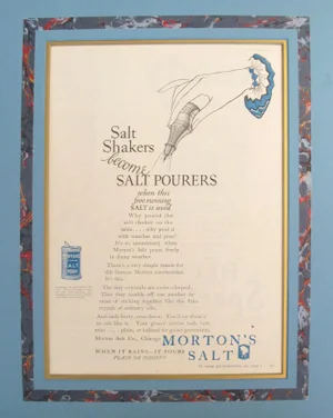 1920's Vintage American Advertisement - Good Housekeeping Magazine - Morton's Salt