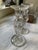 Glass Antique Finely Cut Crystal Candlesticks a Pair For Sale - Image 7 of 11