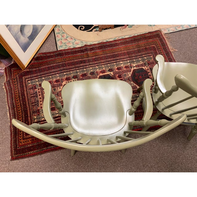 Pair of Late 20th Century Hitchcock Windsor Armchairs For Sale - Image 10 of 11