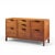 Mid-Century Modern Jens Risom Mid Century Walnut File Credenza For Sale - Image 3 of 10