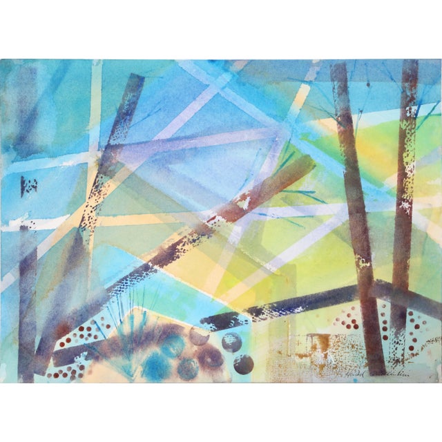 Harold Wallerstein - Abstract Watercolor on Paper For Sale - Image 4 of 4