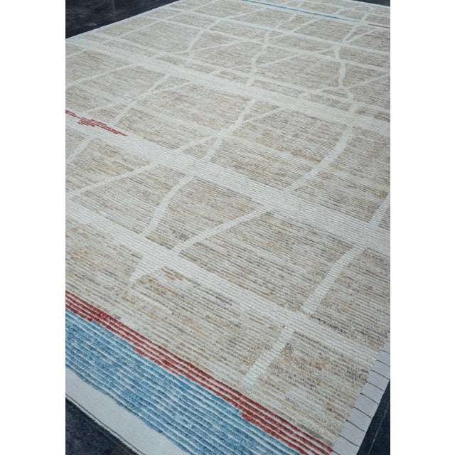 Taupe Turkish Tulu Handmade Rug 11'5" x 16'4" #20367 For Sale - Image 8 of 8
