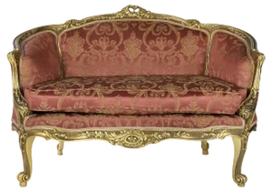 French Giltwood 2-Seater Sofa