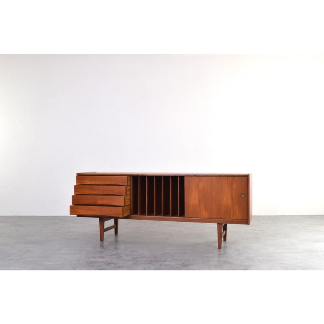 1960s Mid-Century Modern Teak Hi-Fi Sideboard by Erik Wørts for Ikea, 1960s For Sale - Image 5 of 17