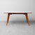 Rectangular Dining Table and Chairs in Wood, 1960s, Set of 7 For Sale - Image 10 of 15