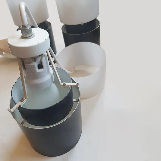 Mid-Century Modern Mid-Century Triple Pendant Lamp For Sale - Image 3 of 8