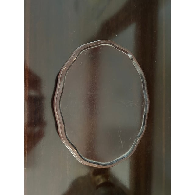 Gold Asian Cachepot and Wood Base For Sale - Image 10 of 10