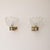 Wall Lamps in Satin Brass and Murano Glass from Barovier & Toso, 1950s, Set of 2 For Sale - Image 5 of 9