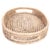 Boho Chic Artifacts Rattan Oval Tray 10"x8"x1.5" For Sale - Image 3 of 5