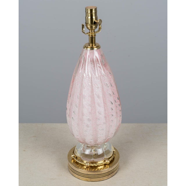 1950s Mid-Century Modern Murano Glass Lamp by Barovier & Toso, Italy For Sale In Orlando - Image 6 of 13