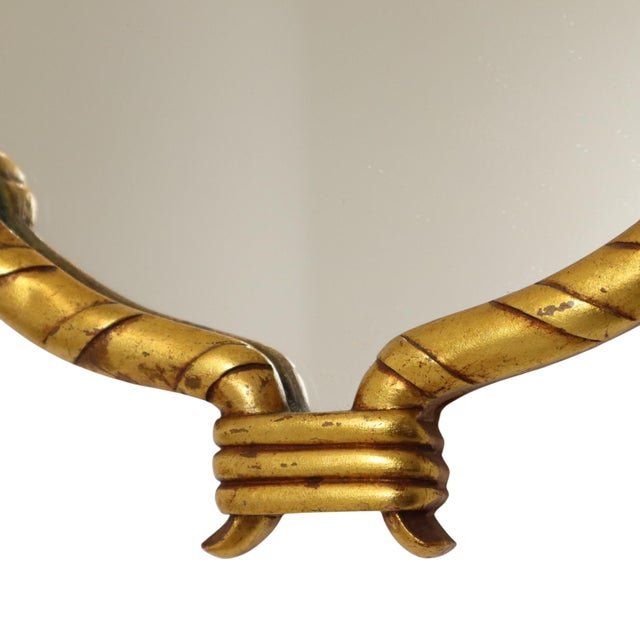 Baroque Gold-Leaf Gilded Acanthus Mirror For Sale - Image 11 of 18