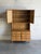Brown Vintage Danish Oak Hutch Cabinet in Style of Henning Kjærnulf Scandinavian Display Cabinet For Sale - Image 8 of 10