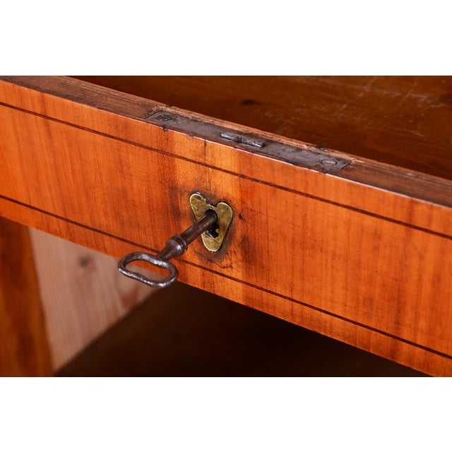 Biedermeier Side Cabinet in Cherry Wood, Czech, 1830s For Sale - Image 9 of 16