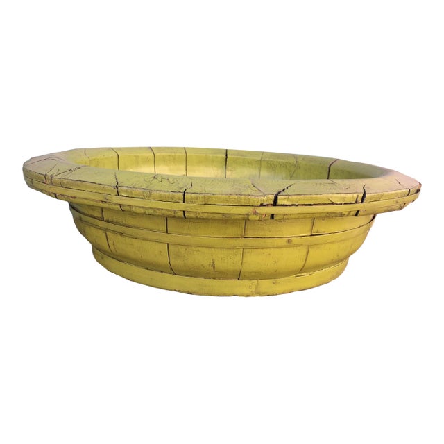 Late 19th Century Large Center Peace Wood Bowl For Sale