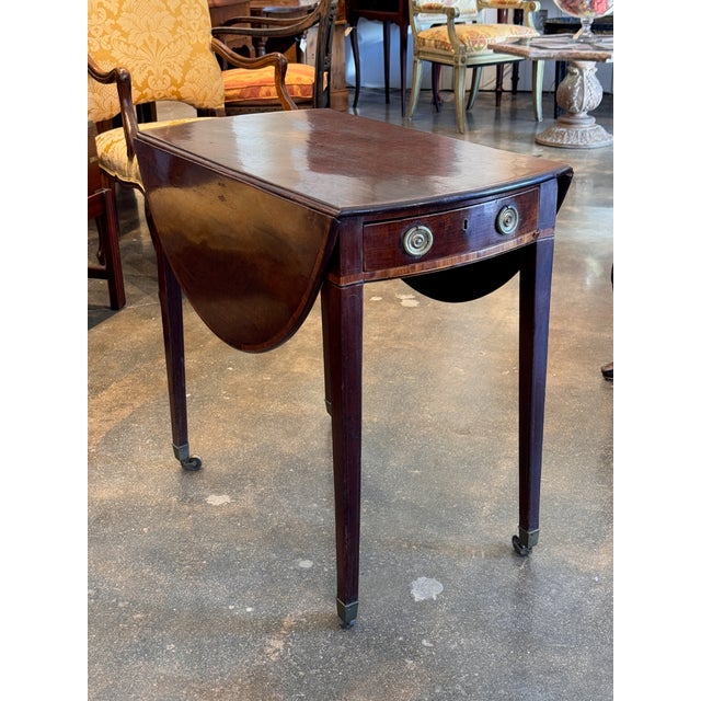 19th Century Mahogany Pembroke Table For Sale - Image 4 of 13